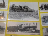 Photo PS&N RR Pittsburgh Shawmut & Northern Lot of 15 photos? Cut outs?