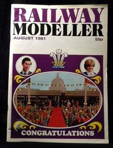 Railway Modeller 1981 August Majesty in miniature Simple steam loco Engine shed