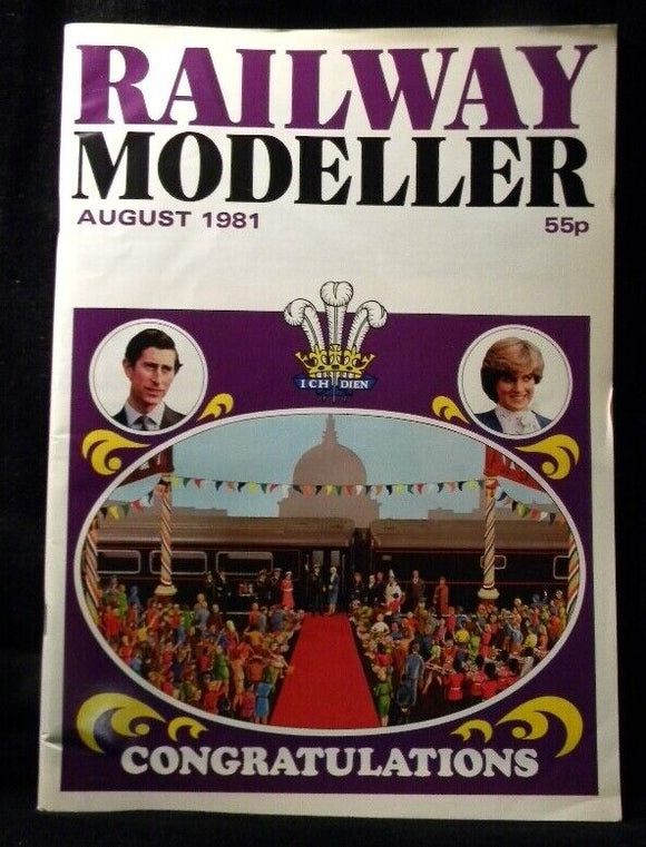 Railway Modeller 1981 August Majesty in miniature Simple steam loco Engine shed