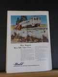 Trains Magazine 1953 April Trains & Travel How to go far without going broke