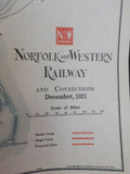 Norfolk and Western Railway Annual Report 26th year ended December 31 1921 MAP