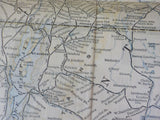 Map ABC Pathfinder Railway Guide Map Eastern Division Oct 1887