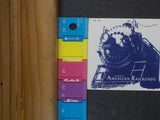 Ink Blotter Pad Engine of War by Association of American RRs Circa 1940s