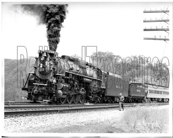 PHOTO Nickel Plate Road Locomotive #759 Pocono Summit Pa. 1973 8x10