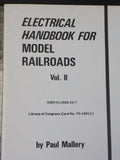 Electrical Handbook For Model Railroads Volume 2 By Paul Mallery  1973 2nd ed