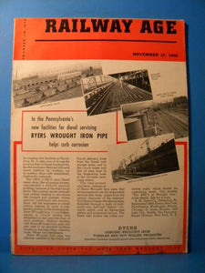 Railway Age 1948 November 27 Byers Wrought Iron Pipe