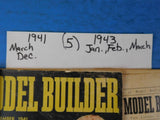 Model Builder Lot of 5 well used issues 1941, 1943   NO Covers
