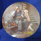 Plate Norman Rockwell The Cobbler Rockwell Heritage Collection Knowles
