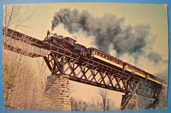 Postcard Green Mountain RR 89 Ex Canadian National No. 89 1965