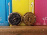 Button NJC New Jersey Central Superior S Eisner Lot of 3