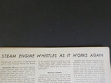 Steam Engines 1957 August Vol 1 No 8 Steam Valve gear