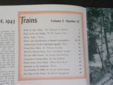 Trains Magazine 1943 August Delaware & Hudson Troop Train rider ten wheelers 189