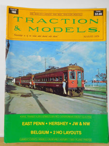 Traction & Models #166 1979 August Trolley art Hersey Transit JW&NW Belgian