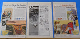 Ads Southern Pacific Railroad Lot #6 Advertisements from various magazines (10)