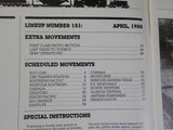 CTC Board Railroads Illustrated #151 1988 April RF&P Operations Youbou last trai
