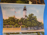 Postcard Key West FLA Souvenir Folder