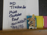 Jaycees Maryland Troubadour with Miss Sweden in red bikini swimsuit  PIN