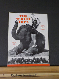 White Tops Circus Magazine 1946 September October Ringling Bros World’s greatest