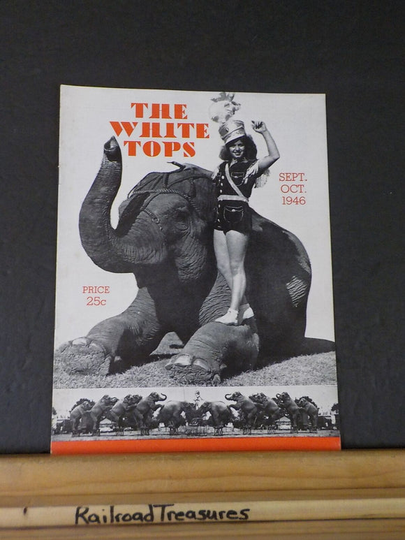 White Tops Circus Magazine 1946 September October Ringling Bros World’s greatest