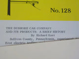Trolley Talk #128 1978 August Dushore car company & its products brief history