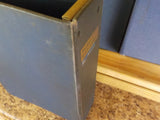 Model Railroader Magazine Binders 5 approx 3 inch binders with rods Blue USED