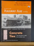 Railway Age Weekly 1959 November 9 Concrete Ties P&WV ACL SAL Unity work rule is