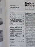 Modern Railways 1963 September The potential of a railway Swiss 28 mile tunnel