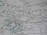 Map Southern Pacific Cotton Belt Intermodal Facilities 1985 May
