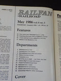 Railfan & Railroad Magazine Complete Year 1986 Complete Year 6 issues