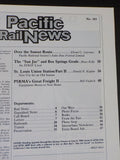 Pacific Rail News #283 1987 June Santa Fe San Jac Line St Louis Union Station
