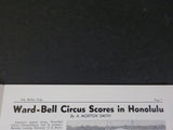 White Tops Circus Magazine 1955 March April  Sam B Dill Circuses