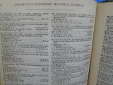 Locomotive Engineers Monthly Journal 1888 Bound Volume Jan - Dec Hard Cover 1137