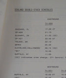Conrail Technical Society Newsletter #3 June 1989 Sealand Double-Stack Schedules