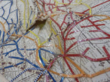Map Railroads in the United States Eastern & Central   FOLDED