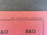 C&O B&O Switching instructions 1964 August 1