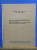 Lionel O Gauge Number List 1935 - 1966 Spiral Bound 24 Pages
