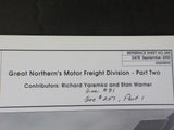 Great Northern Goat Reference Sheet #288 September 2000 Motor Freight Div Part 2