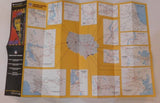 Map Union Pacific Railroad 1994 UP & Connecting Short Lines