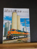 Mainline Modeler 1998 April BNSF Dash 9s C&NW engine house Depot platforms curb