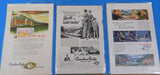 Ads Canadian Pacific Railroad Lot #4 Advertisements from various magazines