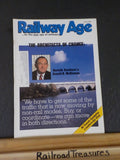 Railway Age 1987 June NJ Transit equipping a modern day shop