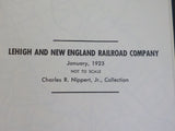 History of Lehigh and New England Railroad Company L&NE