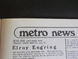 Trolley Coach News No 54 1982 Summer/Fall Includes Vol No 13     Index
