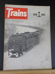 Trains Magazine 1965 November Diesel dimension Seduced by speed NYC before after