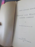 Norfolk and Western Railway Annual Report 1st Nine months ending  June 30 1897