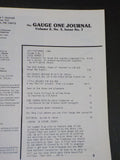 Gauge One Journal Ga 1 Issue #7 1985 July-September Couplers Wheel standards