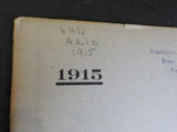 Alabama Great Southern Railroad Company Annual Report 1915 38th  MAP