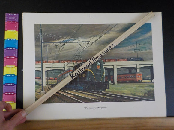 Print Pennsylvania Railroad Locomotive #4876 Partners in Progress