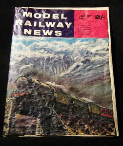 Model Railway News 1963 January Cover and first page damaged TT gauge Ryn OO gau