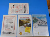 Ads Western Pacific RR California Zephyr #6 Advertisements from various magazine